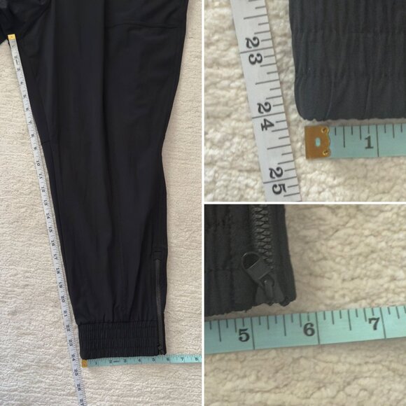 Calia Stretch Pants Size XL Black Pull On Jogger Style Zipper Hem Comfortable - Picture 6 of 12